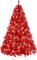 Artificial Christmas Tree Hinged Pine with 250 Lights, 1,000 Tips & Foldable Base Pre-Lit Outdoor Holiday Decor